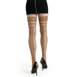 Halterlose Strümpfe Claudia Natur von Legg Story kaufen | Fesselliebe