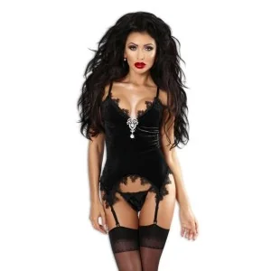 Schwarzes Gorset Wonderful von Lolitta kaufen | Fesselliebe