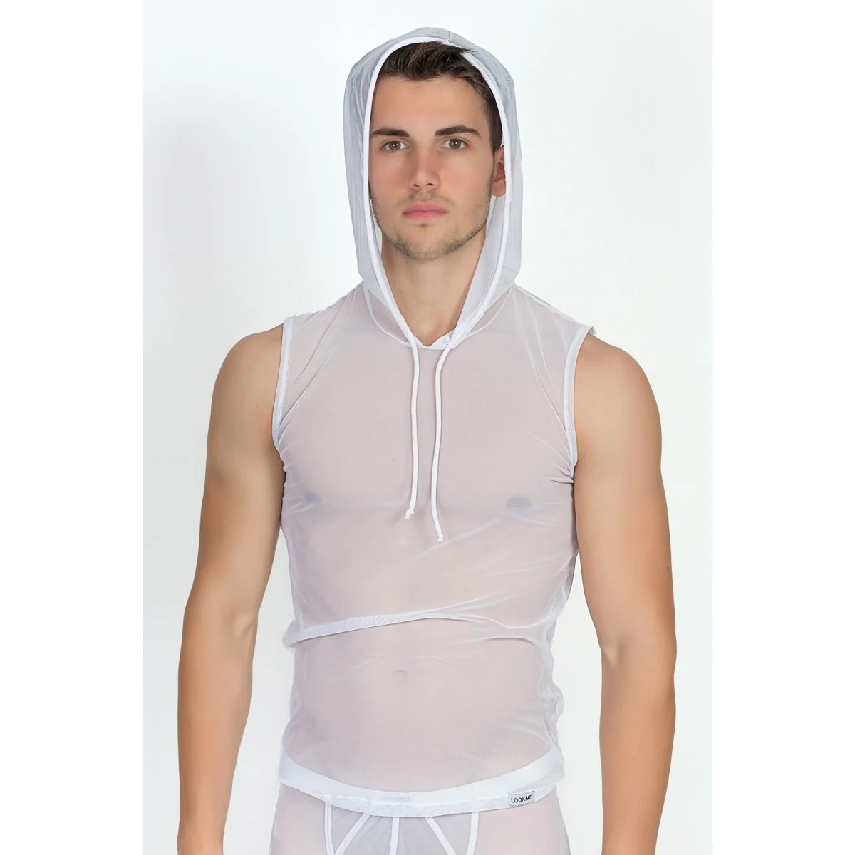 Weißes V-Shirt Malibu 2 92-77 von Look Me kaufen | Fesselliebe