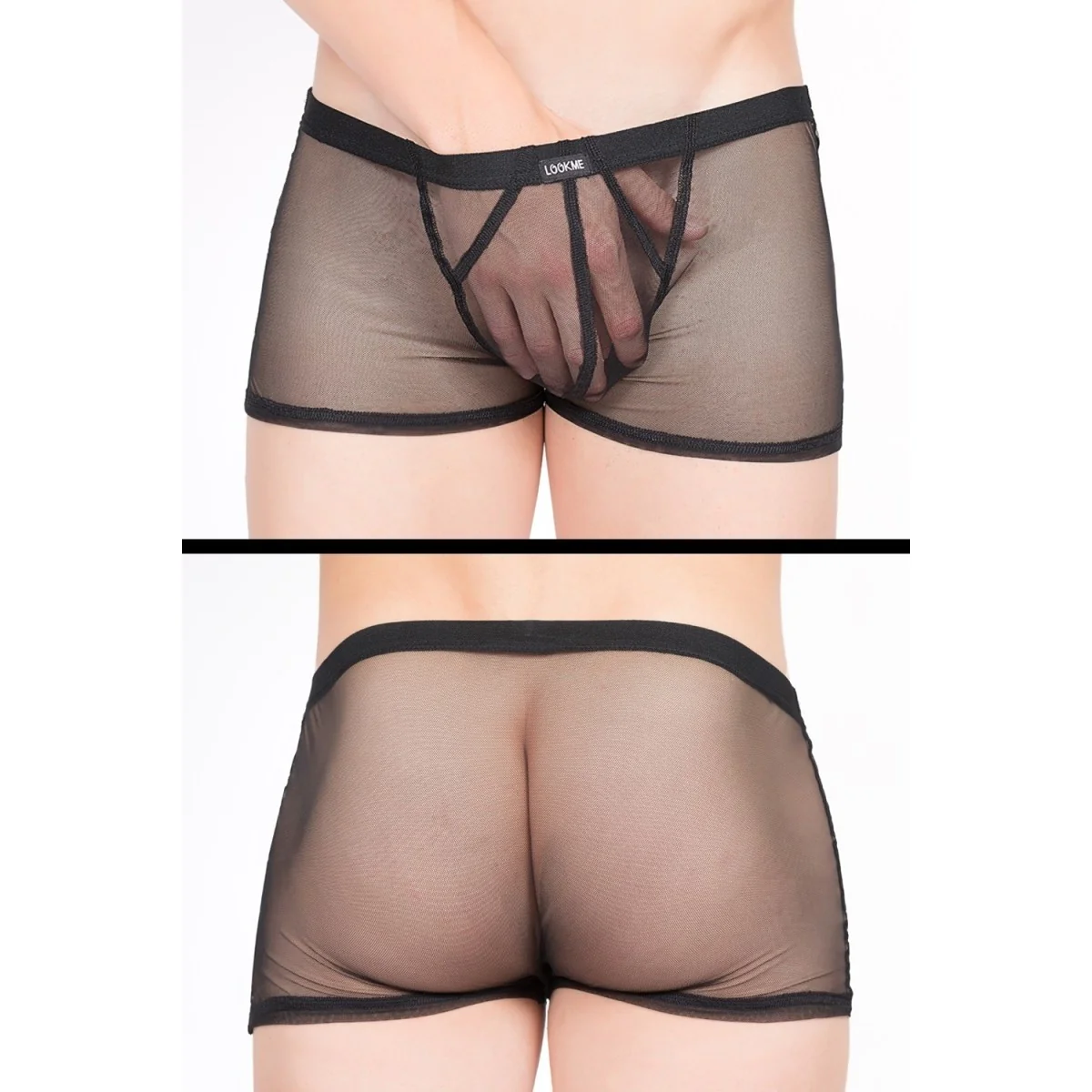 Schwarze Boxer Short Malibu 2 92-67 von Look Me kaufen | Fesselliebe