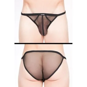Schwarzer Tanga-Slip Malibu 2 92-61 von Look Me kaufen | Fesselliebe