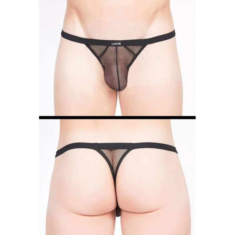 Schwarzer String Malibu 2 92-57 von Look Me kaufen | Fesselliebe