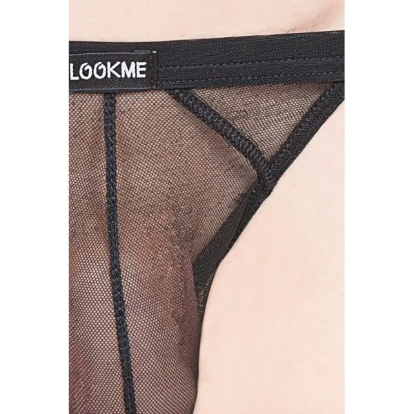 Schwarzer String Malibu 2 92-57 von Look Me kaufen | Fesselliebe