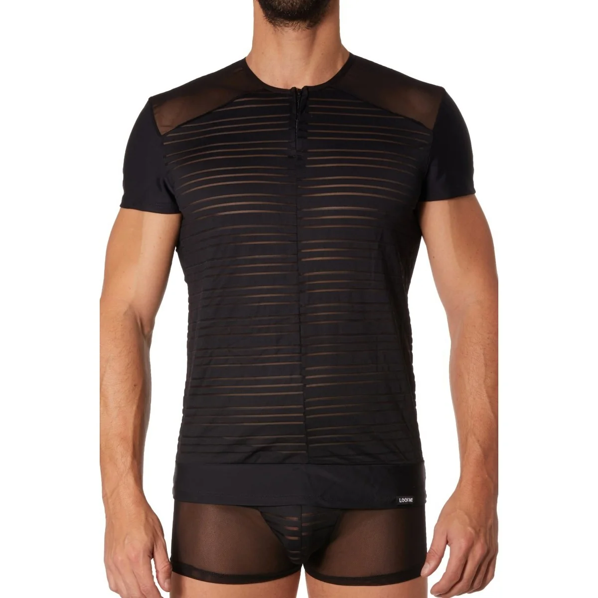 Schwarzes Herren T-Shirt 906-81 von Look Me kaufen | Fesselliebe