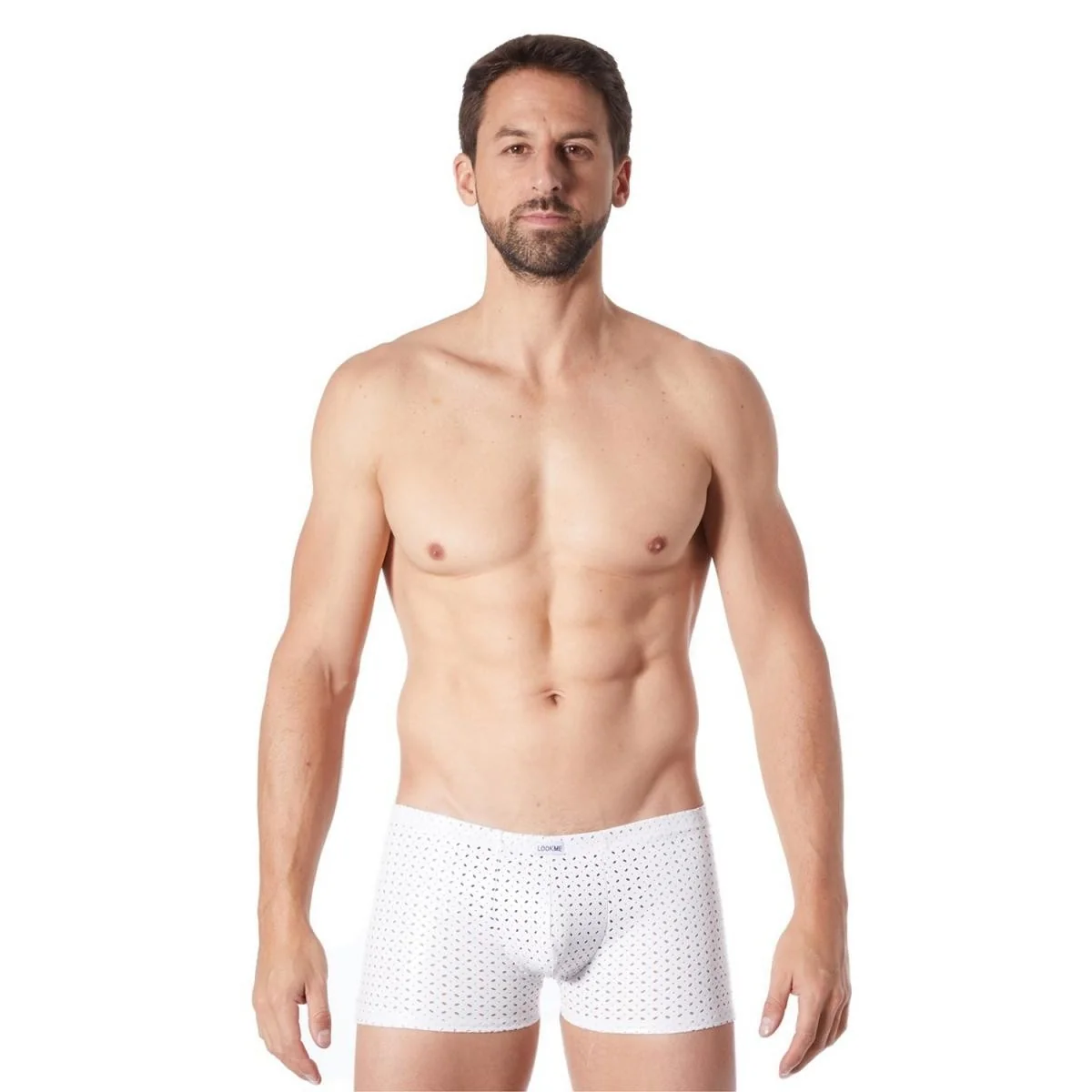 Weiße Herren Boxer Short 811-67 von Look Me kaufen | Fesselliebe