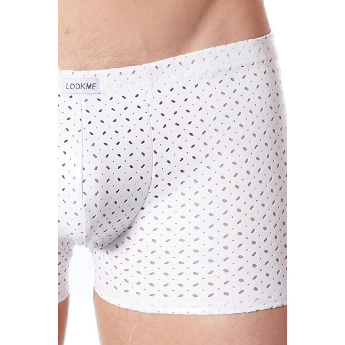 Weiße Herren Boxer Short 811-67 von Look Me kaufen | Fesselliebe