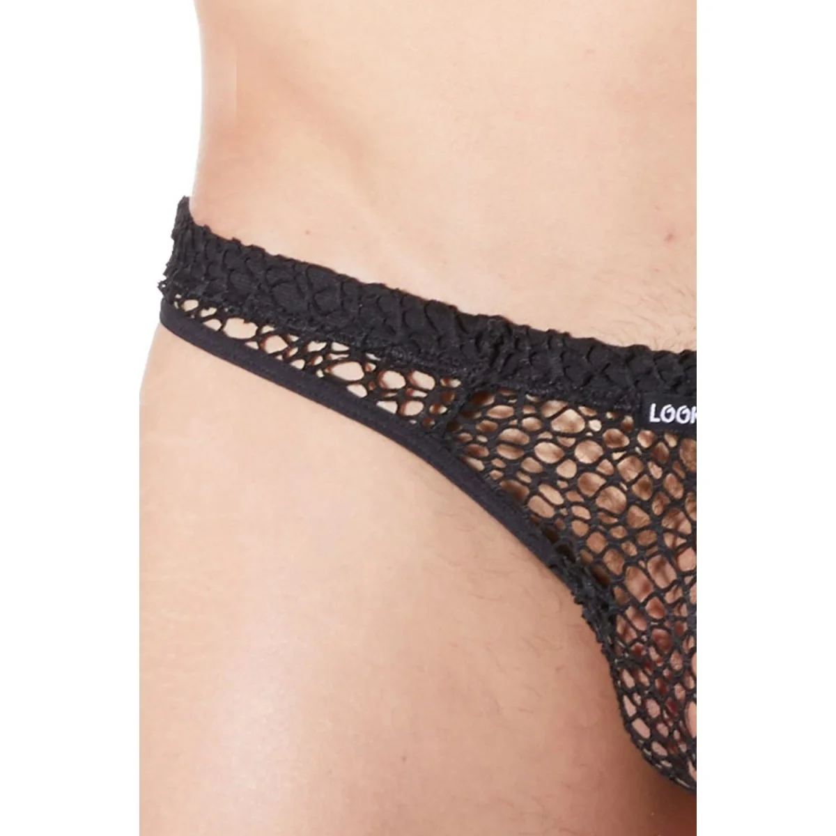 Schwarzer Herren Netz-String Fetish 810-57 von Look Me kaufen | Fesselliebe