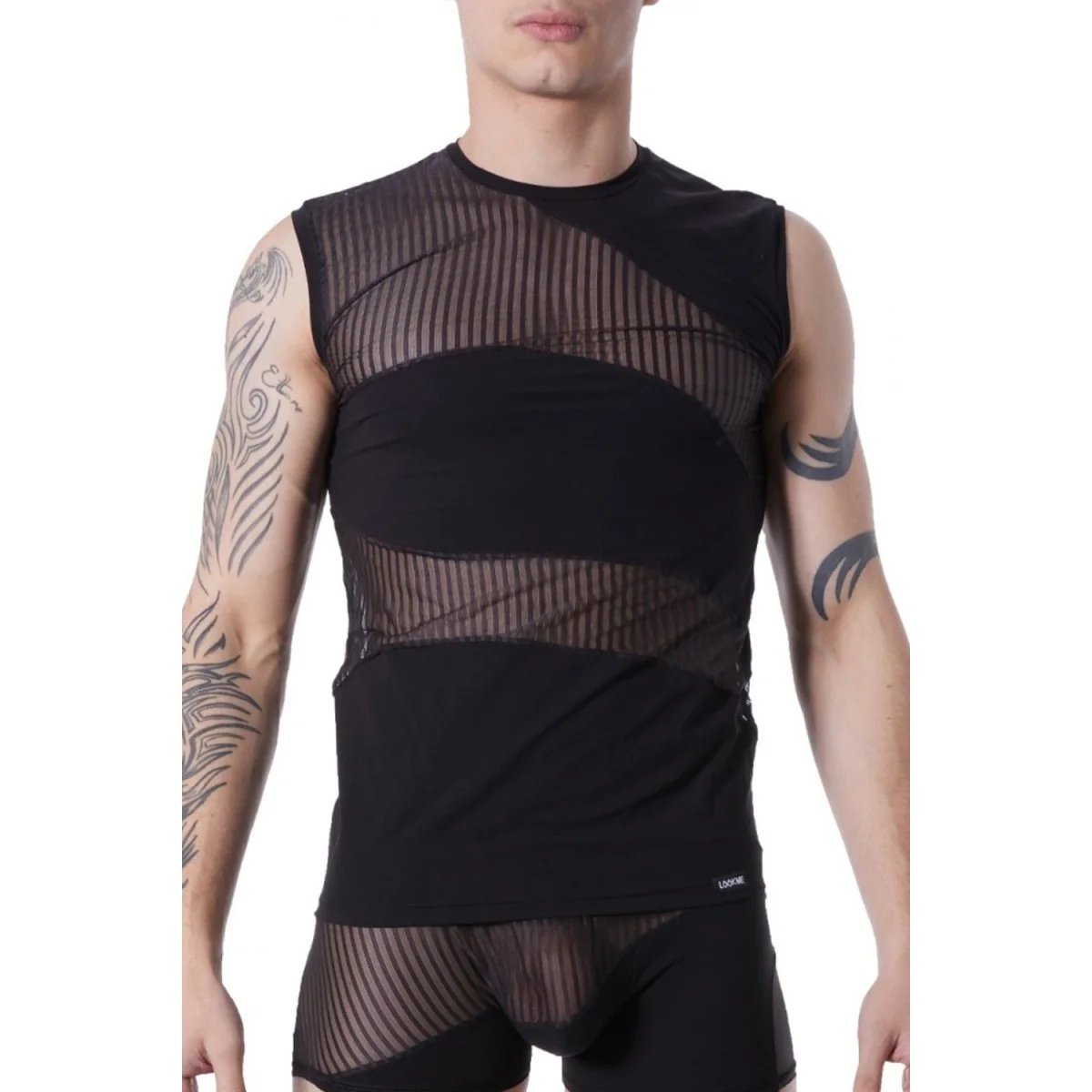 Schwarzes T-Shirt Shade 803-77 von Look Me kaufen | Fesselliebe