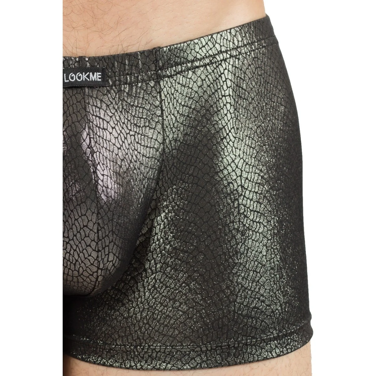 Silberner Herren-Boxer Reptile 60-67 von Look Me kaufen | Fesselliebe