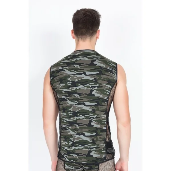 Camouflage V-Shirt Military 58-77 von Look Me kaufen | Fesselliebe