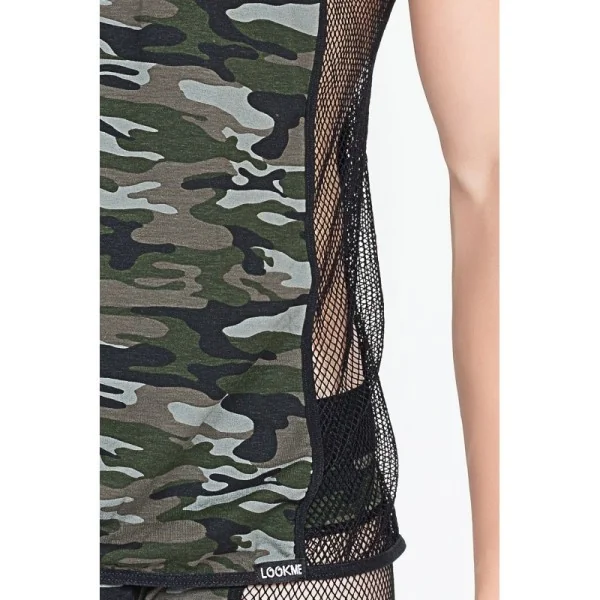 Camouflage V-Shirt Military 58-77 von Look Me kaufen | Fesselliebe