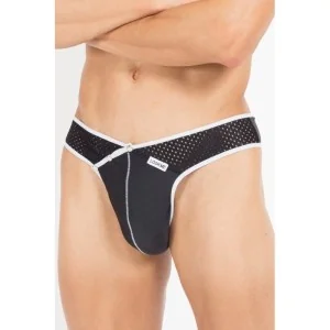 Schwarz/Weißer Männer String Mixing 43-57 von Look Me kaufen | Fesselliebe