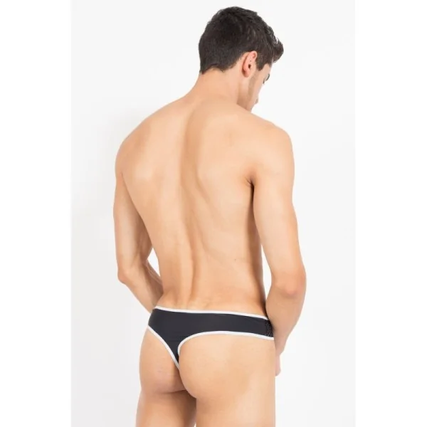 Schwarz/Weißer Männer String Mixing 43-57 von Look Me kaufen | Fesselliebe