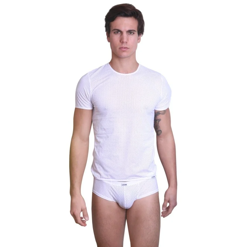 Weißes T-Shirt The Shadow von Look Me kaufen | Fesselliebe