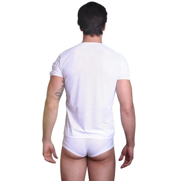 Weißes T-Shirt The Shadow von Look Me kaufen | Fesselliebe