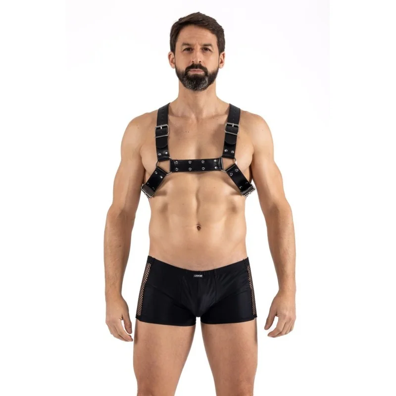 Schwarzer Schulter-Harness Lm275017blk von Look Me kaufen | Fesselliebe