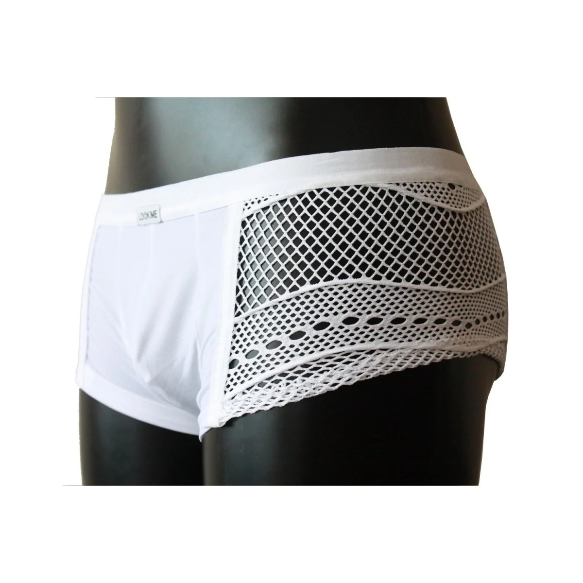 Weiße Herren Mini-Pant Visible Man von Look Me kaufen | Fesselliebe