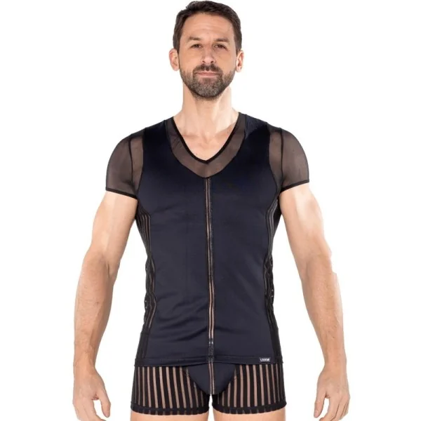 Schwarzes Herren T-Shirt 2201-81 von Look Me kaufen | Fesselliebe