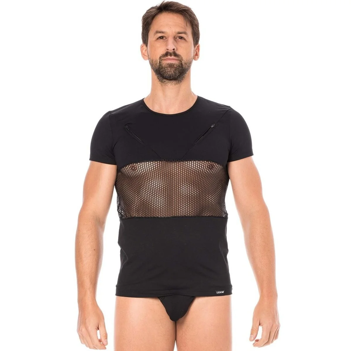 Herren T-Shirt 2004-81 Schwarz von Look Me kaufen | Fesselliebe