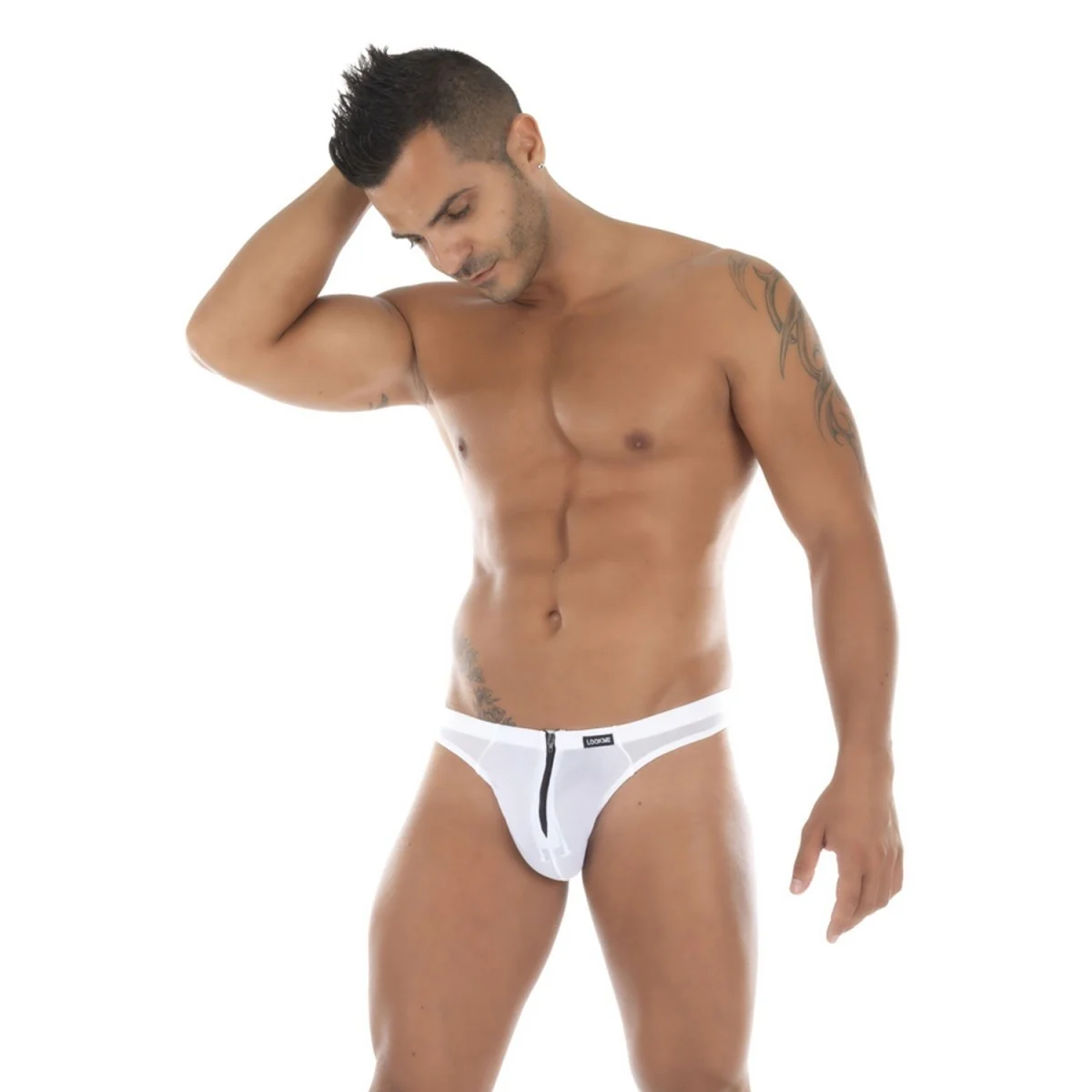 Weißer Herren String Wiz von Look Me kaufen | Fesselliebe