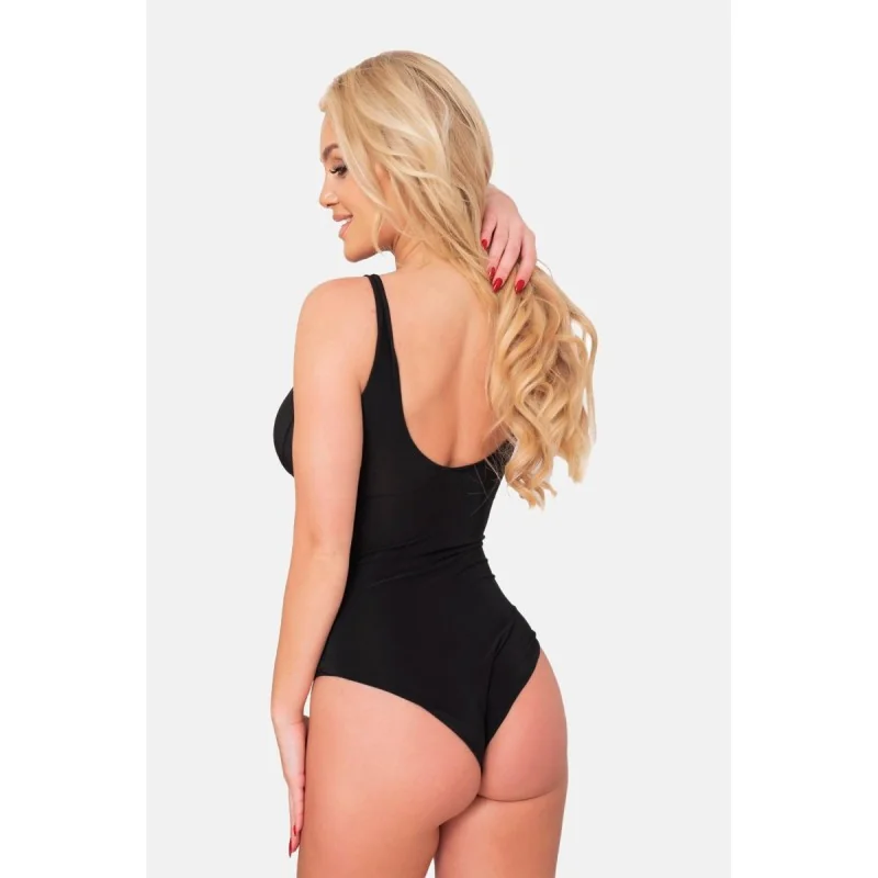 Schwarzer Body mit Netzeinsatz und Spitze Ka923328 von Kalimo kaufen | Fesselliebe 2