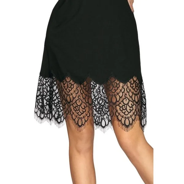 Schwarzes Nachtkleid H182455 von Hamana kaufen | Fesselliebe