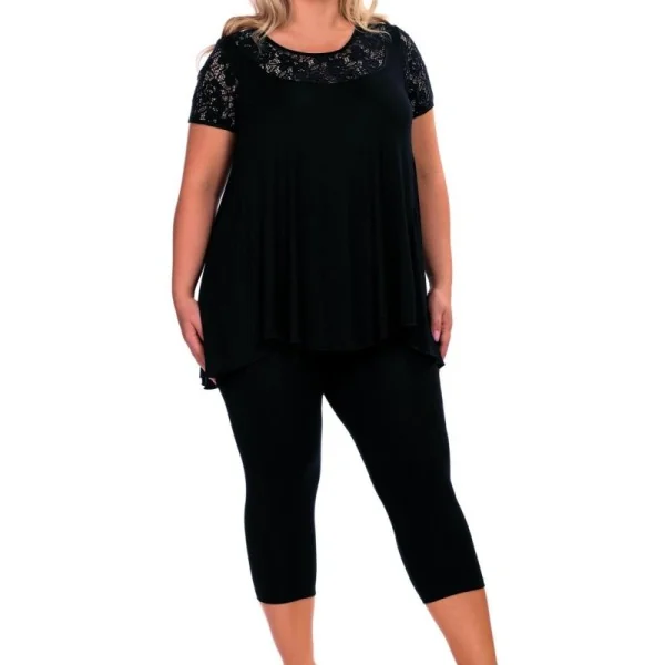 Schwarzer Pyjama H182234 von Hamana kaufen | Fesselliebe