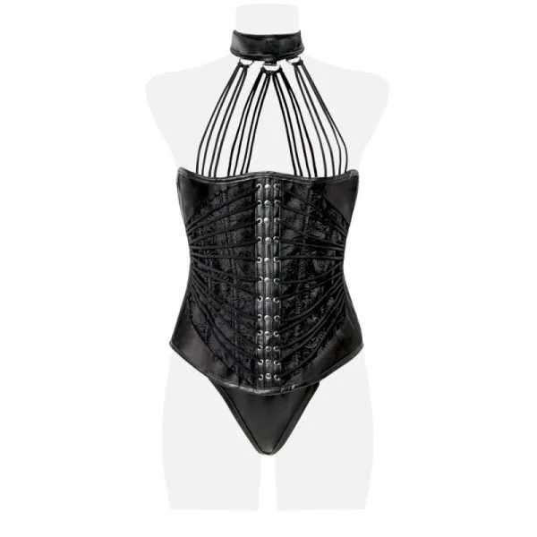 Unterbrust-Corsage mit Slip 14493 von Grey Velvet kaufen | Fesselliebe