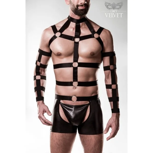 5-Teilges Harness-Set 20050 von Grey Velvet kaufen | Fesselliebe
