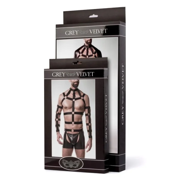 5-Teilges Harness-Set 20050 von Grey Velvet kaufen | Fesselliebe