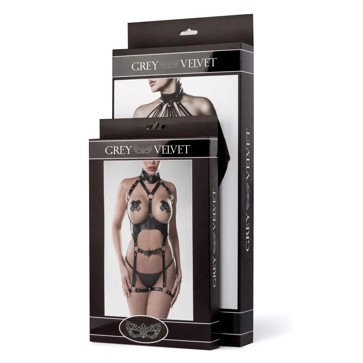 4-Teilges Erotikset Set 20203 von Grey Velvet kaufen | Fesselliebe