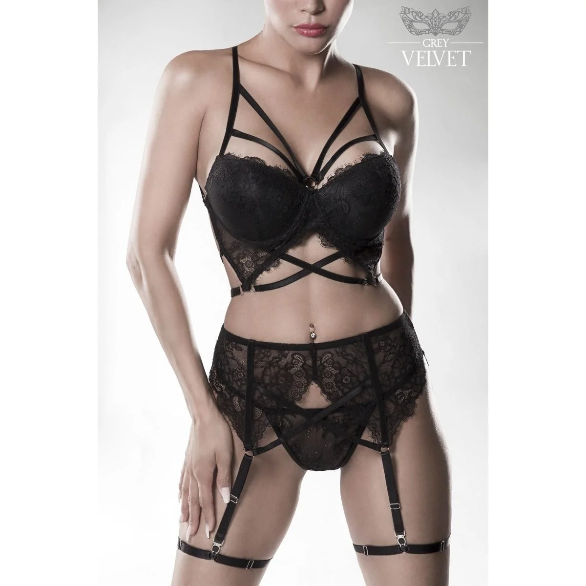 3-Teilges Set 15316 von Grey Velvet kaufen | Fesselliebe