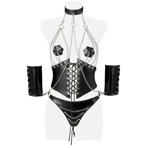 4-Teiliges Corsagen-Set 15133 von Grey Velvet kaufen | Fesselliebe