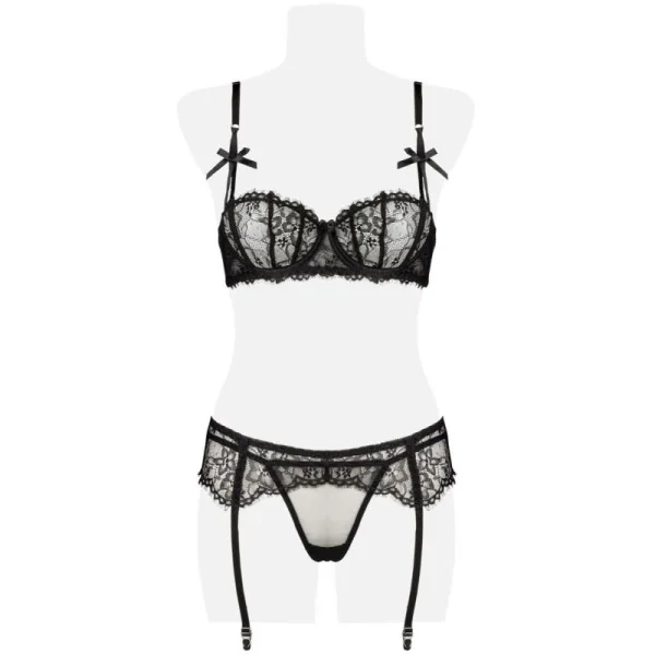 3-Teiliges Straps-Bh-Set 15121 von Grey Velvet kaufen | Fesselliebe