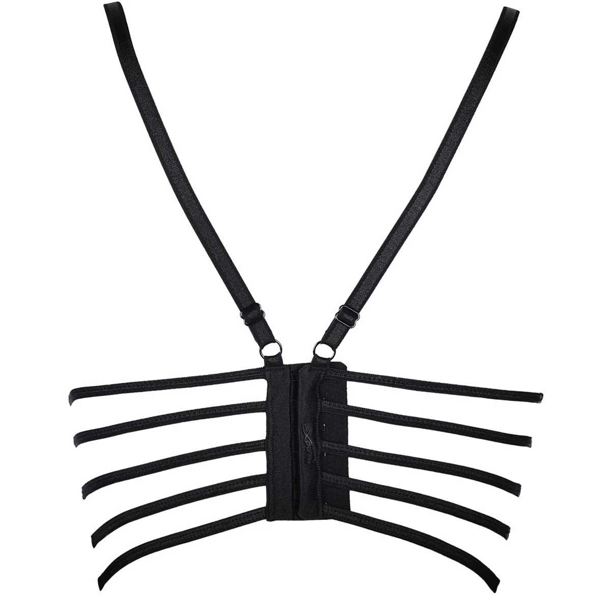 Bustier schwarz-beige V-9061 von Axami kaufen | Fesselliebe