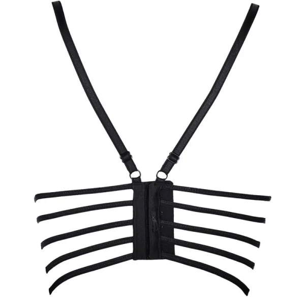 Bustier schwarz-beige V-9061 von Axami kaufen | Fesselliebe