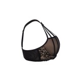 Push-Up BH Schwarz-Beige V-7541 von Axami | Fesselliebe.de