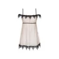 Babydoll & String Beige V-8919 von Axami