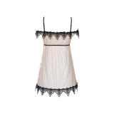 Babydoll & String Beige V-8919 von Axami | Fesselliebe.de