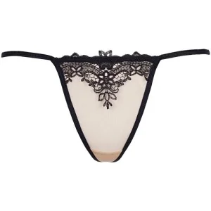 Babydoll & String Beige V-8919 von Axami