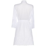 Peignoir Weiss V-8850 von Axami | Fesselliebe.de