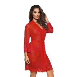 Peignoir Rot V-8860 von Axami | Fesselliebe.de