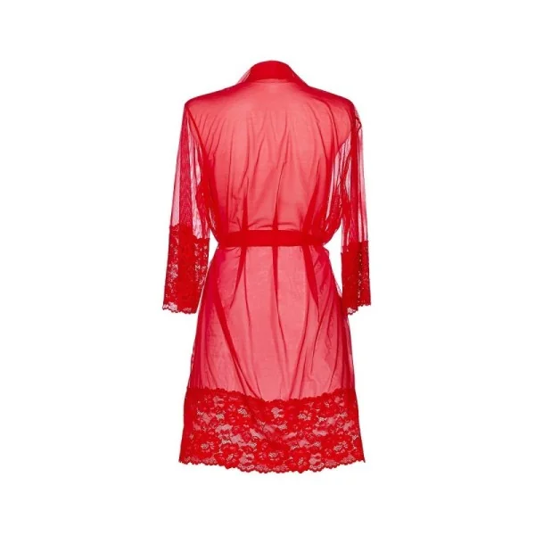 Peignoir rot V-8860 von Axami kaufen | Fesselliebe