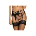 Strumpfgürtel Beige-Schwarz V-8842 von Axami