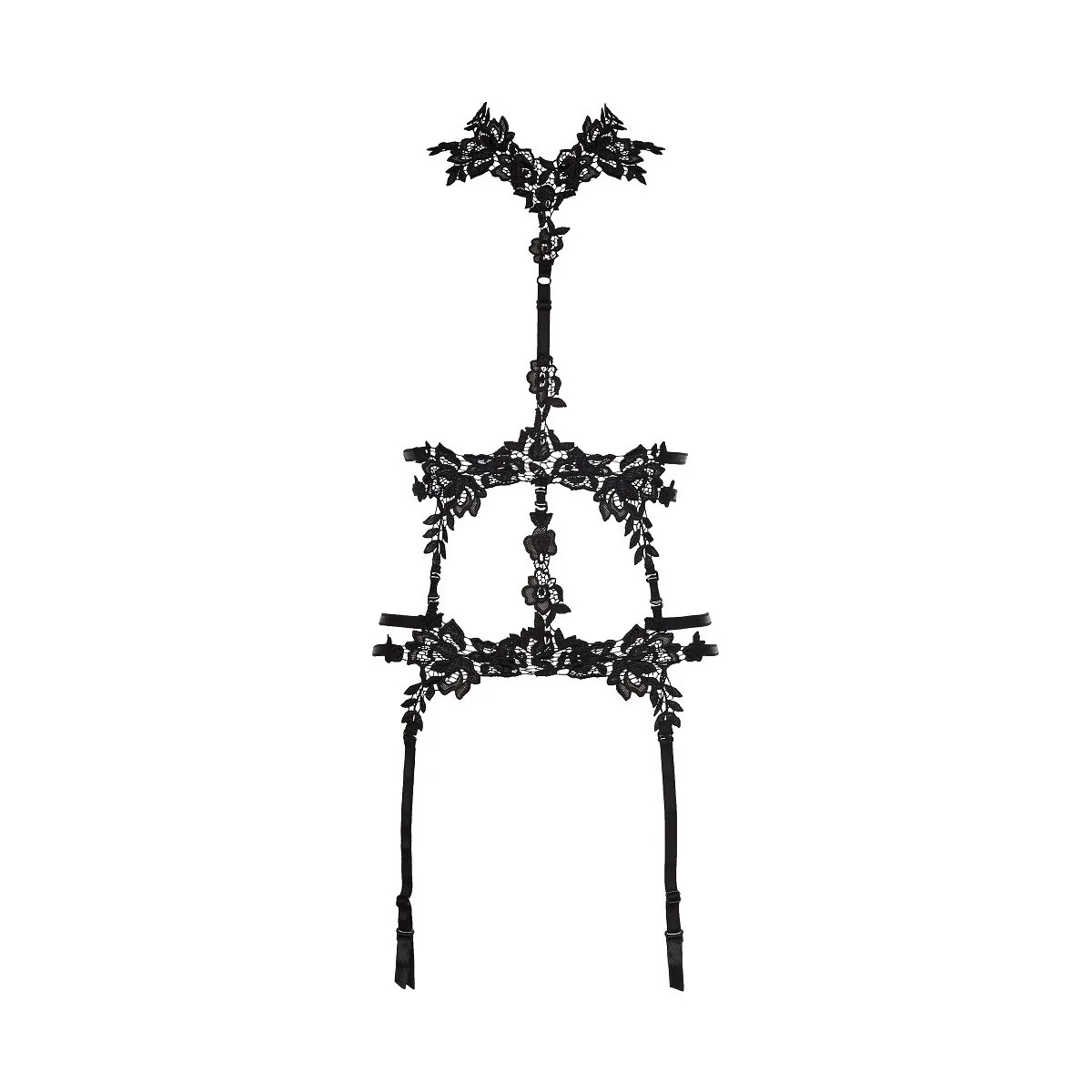 Set schwarz V-8346 von Axami kaufen | Fesselliebe