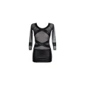 Kleid Schwarz V-8419 von Axami