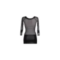 Kleid Schwarz V-8419 von Axami