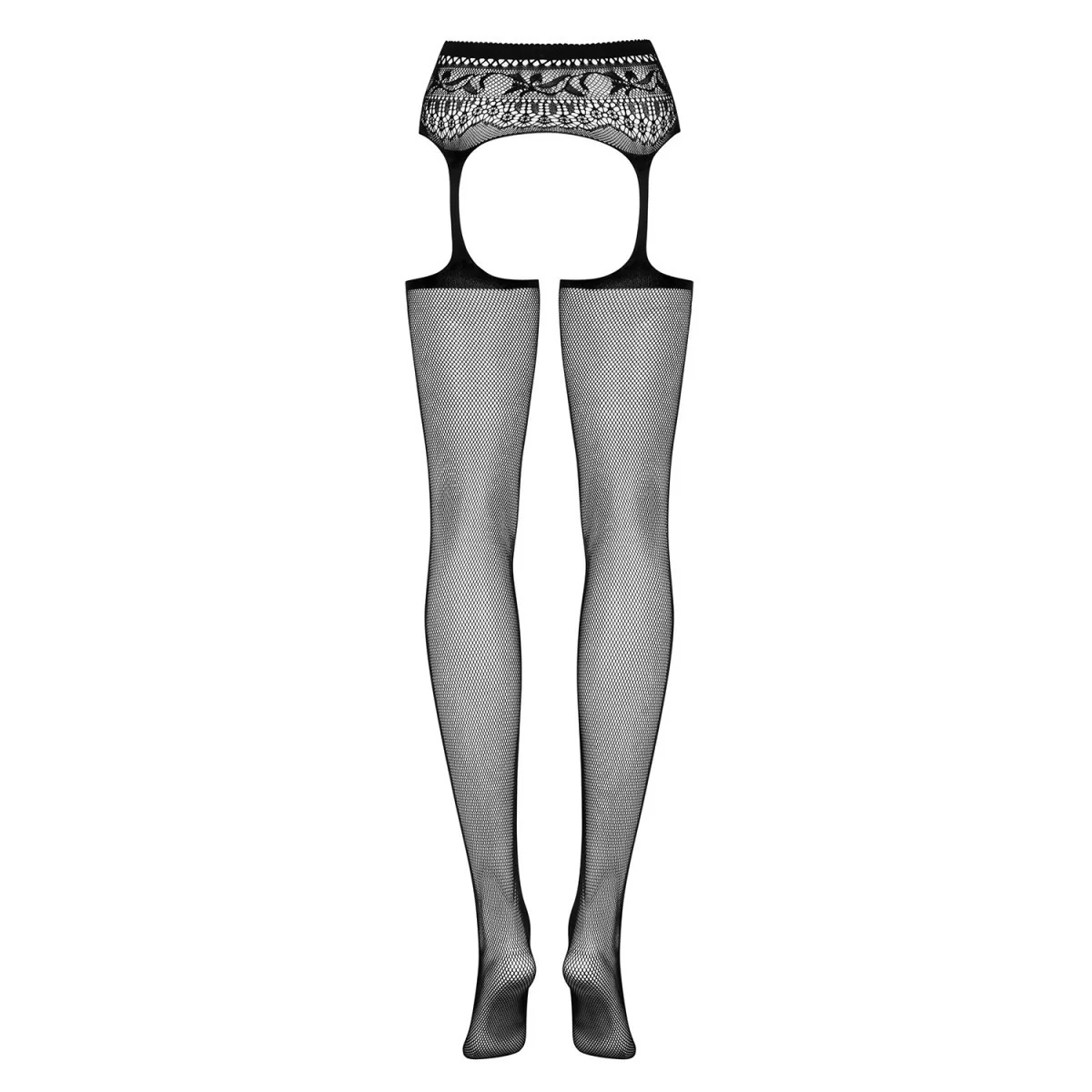 Garter Strümpfen S307 schwarz von Obsessive kaufen | Fesselliebe