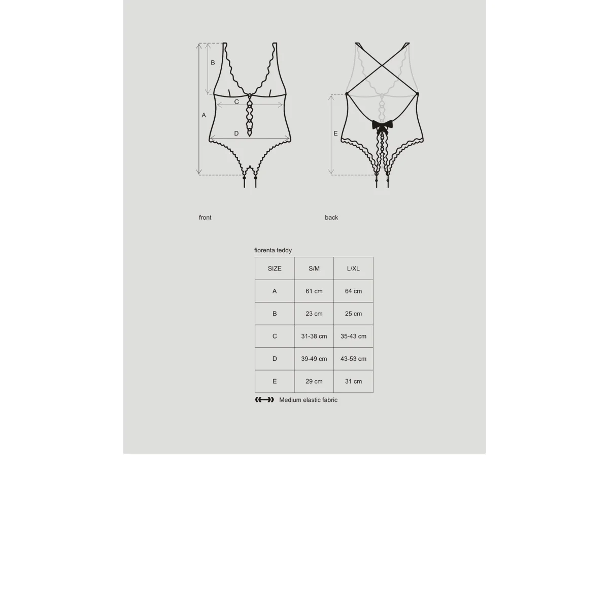 Fiorenta Body von Obsessive kaufen | Fesselliebe