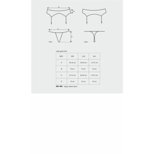 Catia Strumpfgürtel & Tanga von Obsessive | Fesselliebe.de